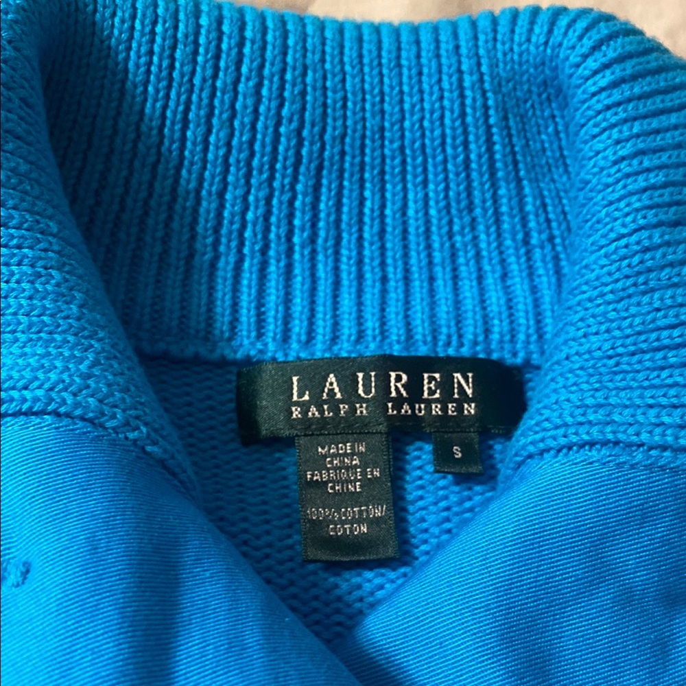 Ralph Lauren Blue Blazer-Style Jacket with Lapels - Picture 2 of 3